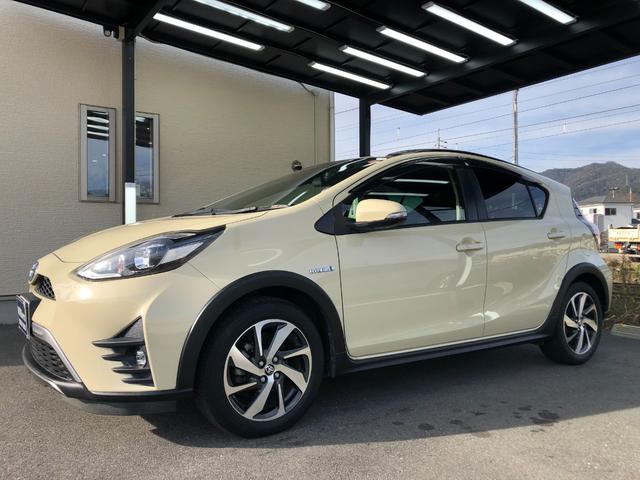 アクア クロスオーバー　車検付／禁煙車／ＥＴＣ／ドラレコ／純正ＳＤナビ（ＮＳＺＴ－Ｙ６６Ｔ）／バックカメラ／Ｂｌｕｅｔｏｏｔｈ／ＴＶ／ＤＶＤ／ＣＤ／ＳＤ／ハーフレザーシート／オートマチックハイビーム／フォグランプ／予備キー（12枚目）