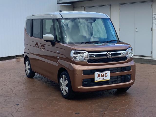 スペーシア ハイブリッドＸ　全周囲カメラ　両側電動スライドドア　ナビ　ＴＶ　クリアランスソナー　レーンアシスト　衝突被害軽減システム　オートライト　ＬＥＤヘッドランプ　スマートキー　アイドリングストップ　シートヒーター（12枚目）