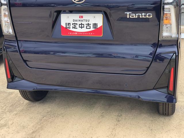 タント カスタムＸ　ＬＥＤヘッドライト／フォグランプ　両側パワースライドドア　コーナーセンサー　運転席／助手席シートヒーター　記録簿　禁煙車　認定中古車　レーンアシスト　　衝突回避支援システム搭載車（7枚目）