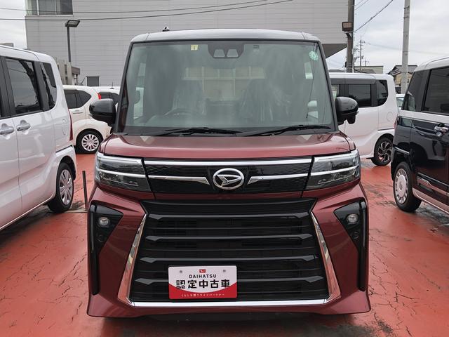 タント カスタムＸ　４ＷＤ　ワンオーナー　ツートンカラー　ナビゲーション　ドライブレコーダー　運転席／助手席シートヒーター　ＬＥＤヘッドライト／フォグランプ　両側パワースライドドア　コーナーセンサー（4枚目）