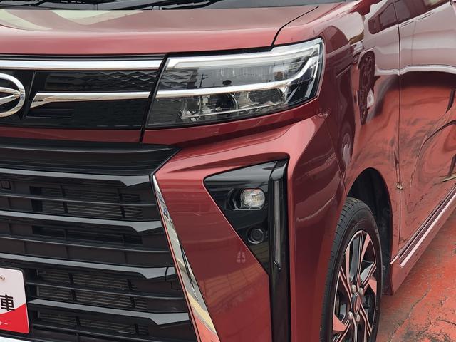 タント カスタムＸ　４ＷＤ　ワンオーナー　ツートンカラー　ナビゲーション　ドライブレコーダー　運転席／助手席シートヒーター　ＬＥＤヘッドライト／フォグランプ　両側パワースライドドア　コーナーセンサー（8枚目）
