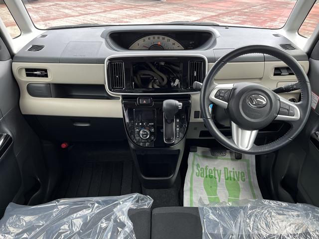 ムーヴキャンバス Xブラックインテリアリミテッド SAIII ワンオーナー ツートンカラー LEDフォグランプ 両側パワースライドドア 禁煙車 記録簿 認定中古車 レーンアシスト オートマチックハイビーム 衝突回避支援システム搭載車(3枚目)