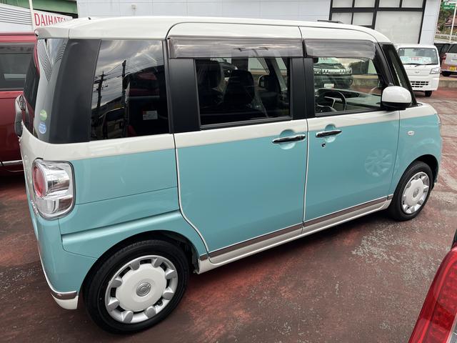 ムーヴキャンバス Xブラックインテリアリミテッド SAIII ワンオーナー ツートンカラー LEDフォグランプ 両側パワースライドドア 禁煙車 記録簿 認定中古車 レーンアシスト オートマチックハイビーム 衝突回避支援システム搭載車(5枚目)