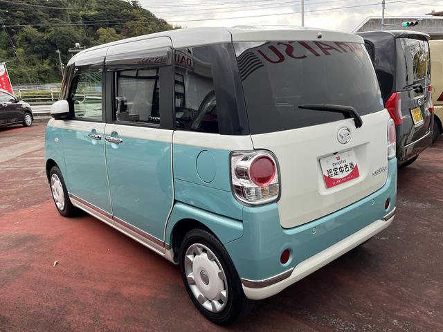 ムーヴキャンバス Xブラックインテリアリミテッド SAIII ワンオーナー ツートンカラー LEDフォグランプ 両側パワースライドドア 禁煙車 記録簿 認定中古車 レーンアシスト オートマチックハイビーム 衝突回避支援システム搭載車(6枚目)