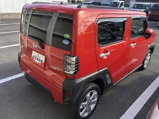 タフト Ｇ　ワンオーナー　ＬＥＤヘッドライト／フォグランプ　コーナーセンサー　運転席／助手席シートヒーター　ガラスルーフ　禁煙車　記録簿　認定中古車　レーンアシスト　衝突回避支援システム搭載車（5枚目）