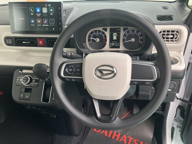 ムーヴキャンバス ストライプスG アイドルストップ セキュリティアラーム スマートキープッシュスタート キーフリーキー LEDライト 車線逸脱警報 Wエアバッグ 運転席エアバック オートハイビーム ABS 安全ボディ 両Pドア(36枚目)