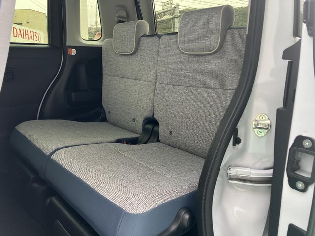 ムーヴキャンバス ストライプスG アイドルストップ セキュリティアラーム スマートキープッシュスタート キーフリーキー LEDライト 車線逸脱警報 Wエアバッグ 運転席エアバック オートハイビーム ABS 安全ボディ 両Pドア(50枚目)