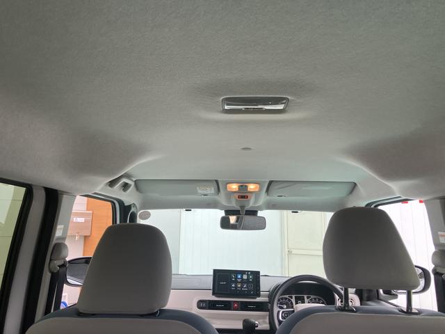 ムーヴキャンバス ストライプスG アイドルストップ セキュリティアラーム スマートキープッシュスタート キーフリーキー LEDライト 車線逸脱警報 Wエアバッグ 運転席エアバック オートハイビーム ABS 安全ボディ 両Pドア(58枚目)