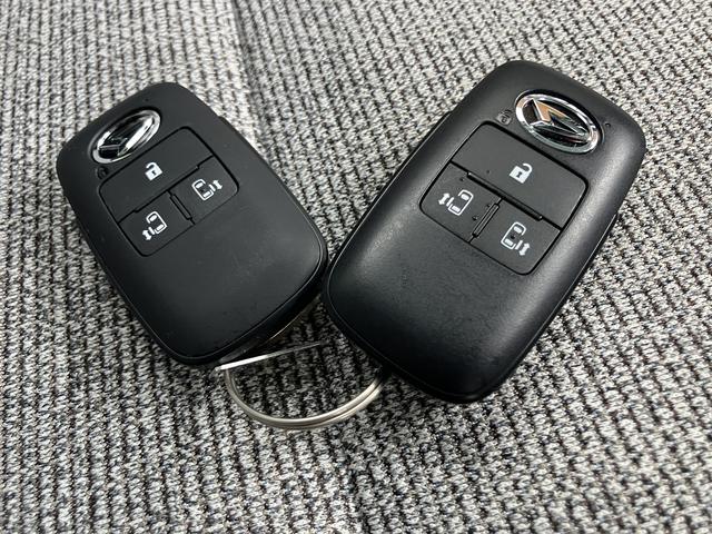 ムーヴキャンバス ストライプスG アイドルストップ セキュリティアラーム スマートキープッシュスタート キーフリーキー LEDライト 車線逸脱警報 Wエアバッグ 運転席エアバック オートハイビーム ABS 安全ボディ 両Pドア(68枚目)