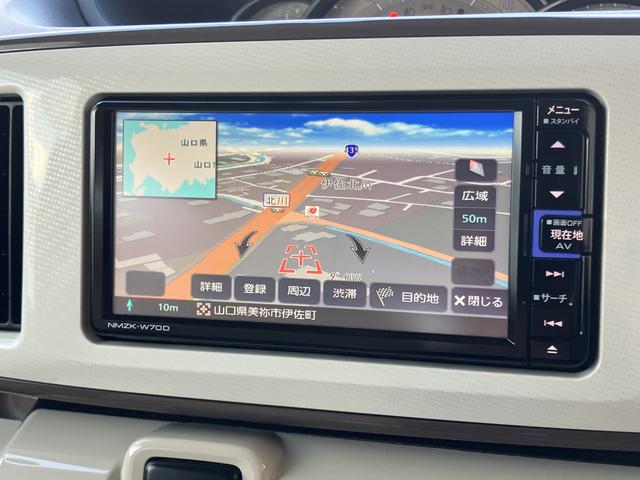 ムーヴキャンバス Ｇメイクアップリミテッド　ＳＡＩＩＩ　禁煙　パノラミックビューモニター　プッシュスタートスマートキー　カーナビ　キーレスエントリー　ドラレコ　記録簿　１オーナ（5枚目）