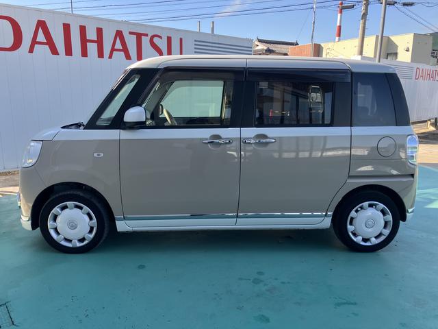 ムーヴキャンバス Ｇメイクアップリミテッド　ＳＡＩＩＩ　禁煙　パノラミックビューモニター　プッシュスタートスマートキー　カーナビ　キーレスエントリー　ドラレコ　記録簿　１オーナ（13枚目）