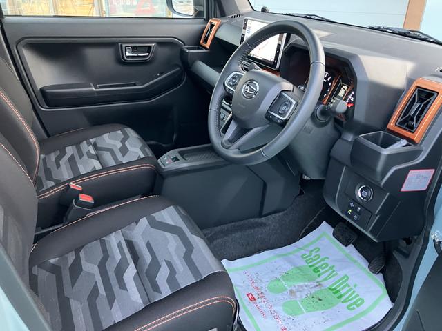 タフト Ｇターボ　キーフリーシステム　フルタイム４ＷＤ　ターボ車　アルミホイール　スマートキー＆プッシュスタート　エアバック　ＡＢＳ　記録簿　パノラマサンルーフ　ワンオーナー車（28枚目）