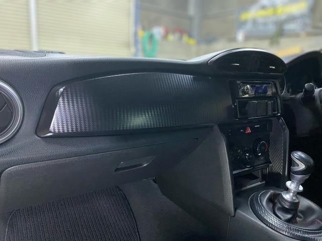 BRZ R 6速MT HKSスーパーチャージャー/エキマニ/マフラー/フラッシュエディター TEIN減衰調整式フルタップ車高調 18インチAW GReddyフロントリップ LEDヘッドライト ETC(24枚目)