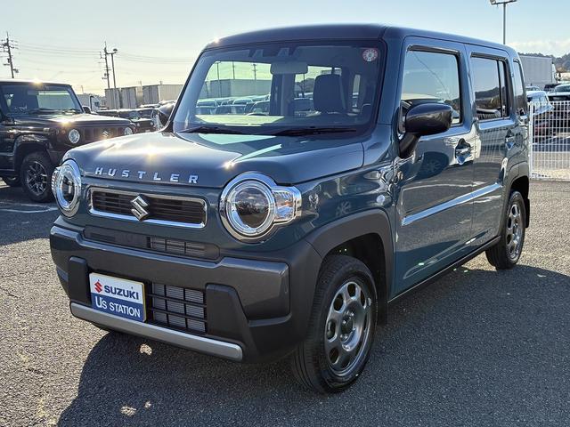 ハスラー ＨＹＢＲＩＤ　Ｇ　３型！！　オーディオレス　オートライト　プッシュスタート　シートヒーター　オートエアコン　スズキセーフティーサポート　ワンオーナー　衝突被害軽減システム　アイドリングストップ　衝突安全ボディ　盗難防止システム（3枚目）