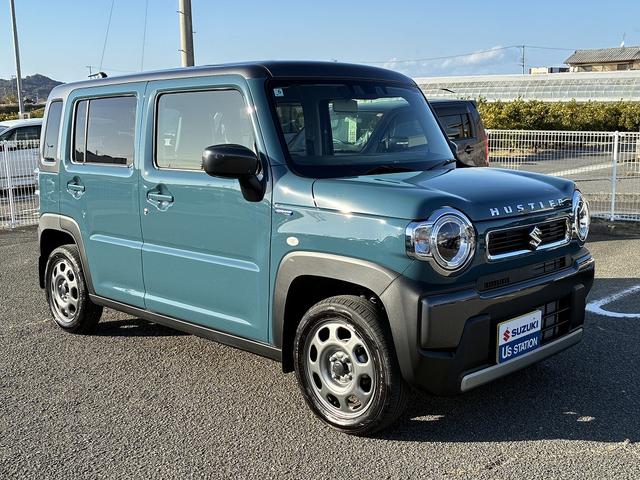 ハスラー ＨＹＢＲＩＤ　Ｇ　３型！！　オーディオレス　オートライト　プッシュスタート　シートヒーター　オートエアコン　スズキセーフティーサポート　ワンオーナー　衝突被害軽減システム　アイドリングストップ　衝突安全ボディ　盗難防止システム（9枚目）