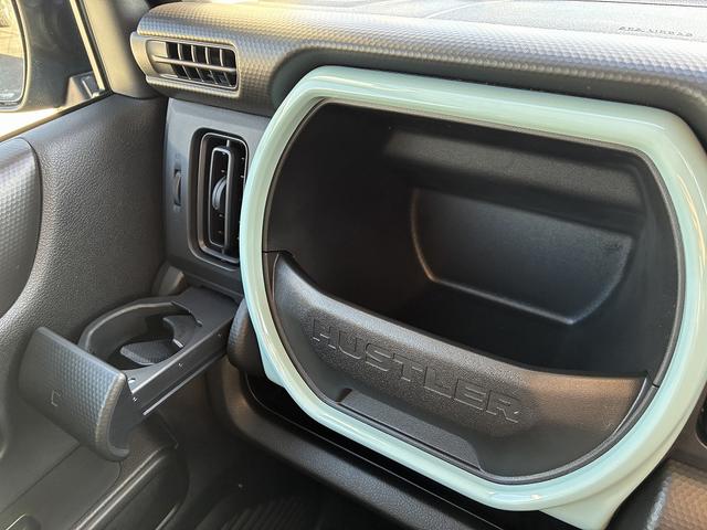 ハスラー ＨＹＢＲＩＤ　Ｇ　３型！！　オーディオレス　オートライト　プッシュスタート　シートヒーター　オートエアコン　スズキセーフティーサポート　ワンオーナー　衝突被害軽減システム　アイドリングストップ　衝突安全ボディ　盗難防止システム（64枚目）