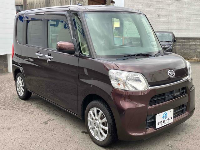 タント Ｘ　ＳＡ　純正ナビアップグレードパック　両側スライド・片側電動　衝突被害軽減システム　オートライト　スマートキー　アイドリングストップ　　ＣＶＴ　盗難防止システム　ＡＢＳ　ＥＳＣ　ＣＤ（8枚目）