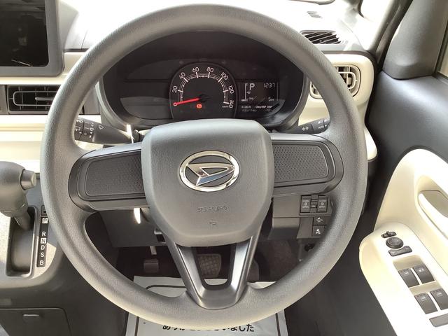 ムーヴキャンバス ストライプスX 両側電動スライドドア クリアランスソナー 衝突被害軽減システム オートライト スマートキー アイドリングストップ 電動格納ミラー ベンチシート CVT 盗難防止システム ABS ESC 衝突安全ボディ(3枚目)