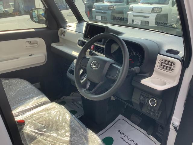 ムーヴキャンバス ストライプスX 両側電動スライドドア クリアランスソナー 衝突被害軽減システム オートライト スマートキー アイドリングストップ 電動格納ミラー ベンチシート CVT 盗難防止システム ABS ESC 衝突安全ボディ(7枚目)