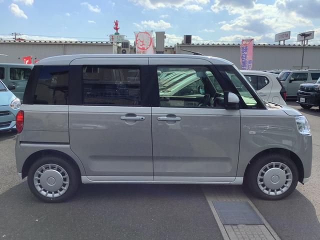 ムーヴキャンバス ストライプスX 両側電動スライドドア クリアランスソナー 衝突被害軽減システム オートライト スマートキー アイドリングストップ 電動格納ミラー ベンチシート CVT 盗難防止システム ABS ESC 衝突安全ボディ(22枚目)