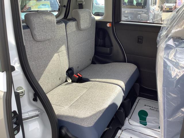 ムーヴキャンバス ストライプスX 両側電動スライドドア クリアランスソナー 衝突被害軽減システム オートライト スマートキー アイドリングストップ 電動格納ミラー ベンチシート CVT 盗難防止システム ABS ESC 衝突安全ボディ(27枚目)