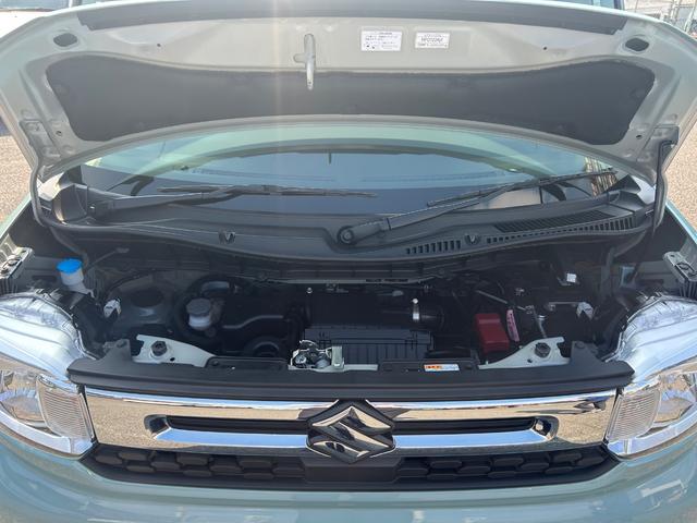 スペーシア 全周囲カメラ 両側電動スライドドア ナビ TV クリアランスソナー オートライト スマートキー アイドリングストップ 電動格納ミラー シートヒーター ベンチシート CVT ESC USB オットマン(19枚目)