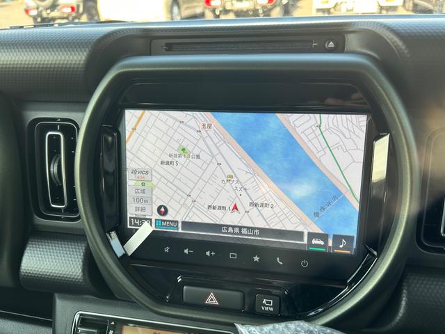 ハスラー タフワイルド　全周囲カメラ　ナビ　ＴＶ　クリアランスソナー　オートクルーズコントロール　レーンアシスト　衝突被害軽減システム　オートライト　アイドリングストップ　電動格納ミラー　シートヒーター　ＣＶＴ　ＥＳＣ（4枚目）