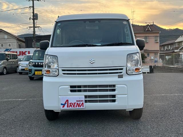 エブリイ ＰＡ　両側スライドドア　クリアランスソナー　レーンアシスト　衝突被害軽減システム　オートライト　アイドリングストップ　ＡＴ　ＡＢＳ　ＥＳＣ　衝突安全ボディ　エアコン　パワーステアリング（10枚目）