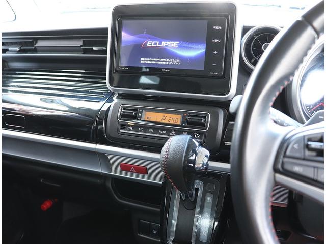 スペーシアカスタム ハイブリッドXSターボ ワンオーナー スズキセーフティサポート イクリプスSDナビフルセグTV バックカメラ 両側パワースライド LEDライト ハーフレザー 純正エアロ 15AW パドルシフト 12ケ月プレミアム保証付(14枚目)