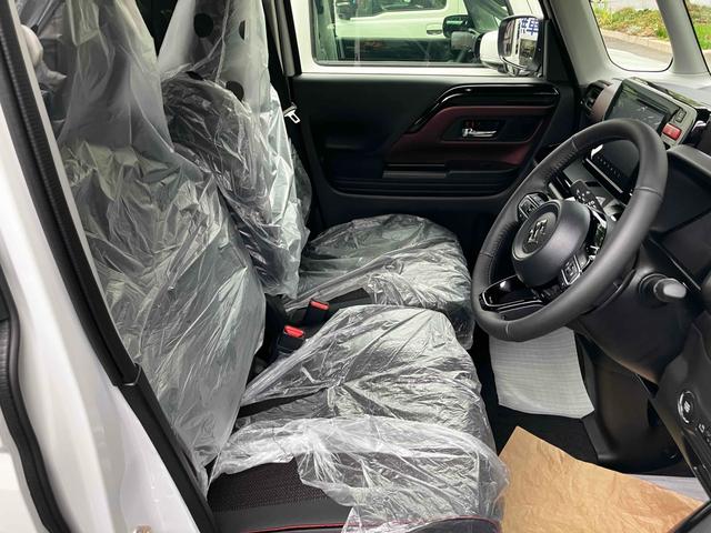 スペーシアカスタム ハイブリッドXSターボ 届出済未使用車 禁煙車 衝突被害軽減システム レーンアシスト 両側電動スライドドア ナビ 全周囲カメラ フルセグTV Bluetooth LEDヘッドライト クルコン AW15インチ コーナーセンサー(21枚目)