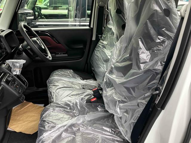 スペーシアカスタム ハイブリッドXSターボ 届出済未使用車 禁煙車 衝突被害軽減システム レーンアシスト 両側電動スライドドア ナビ 全周囲カメラ フルセグTV Bluetooth LEDヘッドライト クルコン AW15インチ コーナーセンサー(23枚目)
