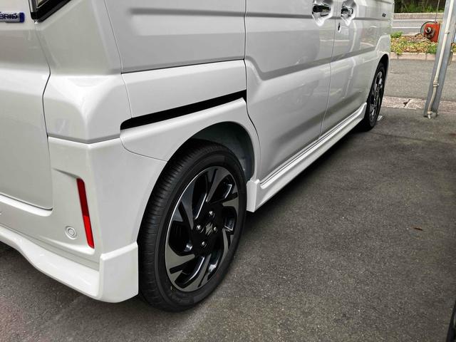 スペーシアカスタム ハイブリッドXSターボ 届出済未使用車 禁煙車 衝突被害軽減システム レーンアシスト 両側電動スライドドア ナビ 全周囲カメラ フルセグTV Bluetooth LEDヘッドライト クルコン AW15インチ コーナーセンサー(33枚目)