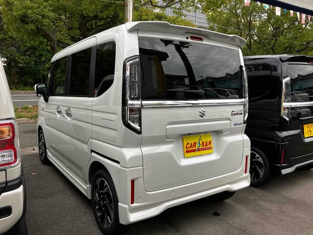 スペーシアカスタム ハイブリッドXSターボ 届出済未使用車 禁煙車 衝突被害軽減システム レーンアシスト 両側電動スライドドア ナビ 全周囲カメラ フルセグTV Bluetooth LEDヘッドライト クルコン AW15インチ コーナーセンサー(36枚目)