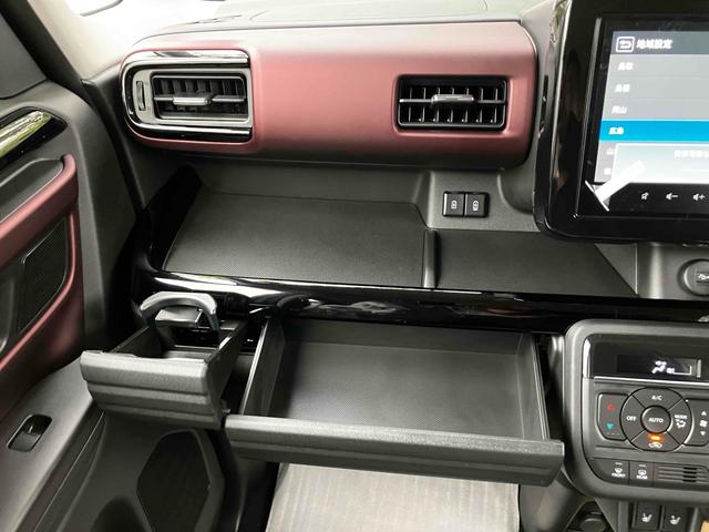 スペーシアカスタム ハイブリッドXSターボ 届出済未使用車 禁煙車 衝突被害軽減システム レーンアシスト 両側電動スライドドア ナビ 全周囲カメラ フルセグTV Bluetooth LEDヘッドライト クルコン AW15インチ コーナーセンサー(45枚目)