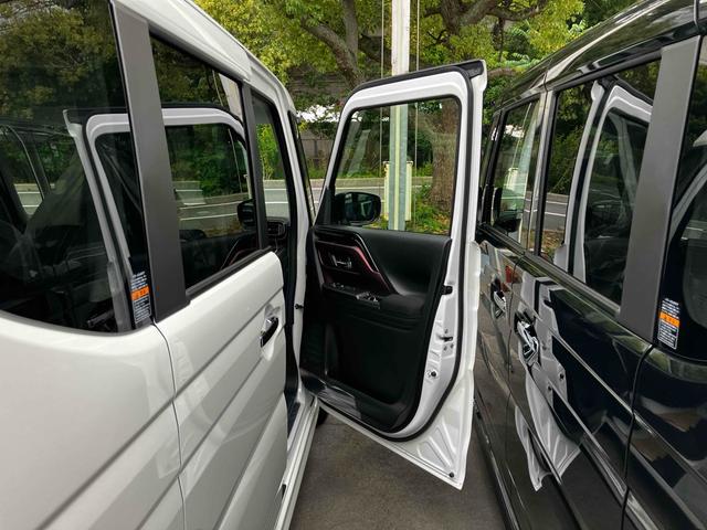 スペーシアカスタム ハイブリッドXSターボ 届出済未使用車 禁煙車 衝突被害軽減システム レーンアシスト 両側電動スライドドア ナビ 全周囲カメラ フルセグTV Bluetooth LEDヘッドライト クルコン AW15インチ コーナーセンサー(46枚目)