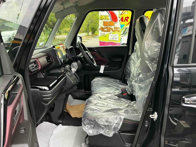 スペーシアカスタム ハイブリッドXSターボ 届出済未使用車 禁煙車 衝突被害軽減システム レーンアシスト 両側電動スライドドア ナビ 全周囲カメラ フルセグTV Bluetooth LEDヘッドライト クルコン AW15インチ コーナーセンサー(24枚目)