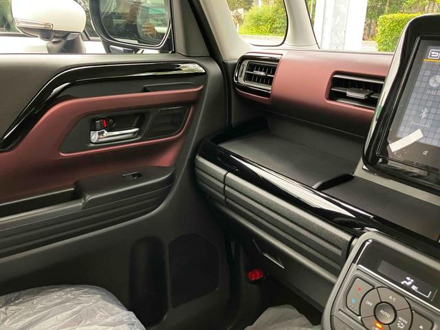 スペーシアカスタム ハイブリッドXSターボ 届出済未使用車 禁煙車 衝突被害軽減システム レーンアシスト 両側電動スライドドア ナビ 全周囲カメラ フルセグTV Bluetooth LEDヘッドライト クルコン AW15インチ コーナーセンサー(47枚目)