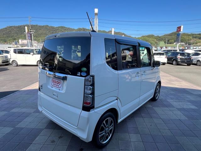 N-BOX G・Lパッケージ 純正ナビ 地デジ バックモニター パワースライドドア スマートキー プッシュスタート オートエアコン アイドリングストップ ETC 横滑り防止 格納ミラー 純正アルミ 衝突安全ボディー ABS 禁煙車(27枚目)