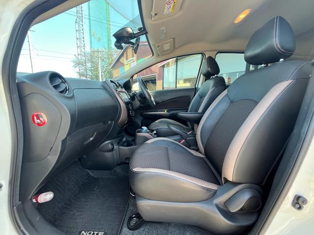 ノート e-パワー メダリスト 軽減ブレーキ ナビ 地デジ Bluetooh バックモニター ドライブレコーダー ETC スマートキー LEDライト フォグランプ ハーフレザーシート レーンキープアシスト 純正アルミ ABS 禁煙車(35枚目)