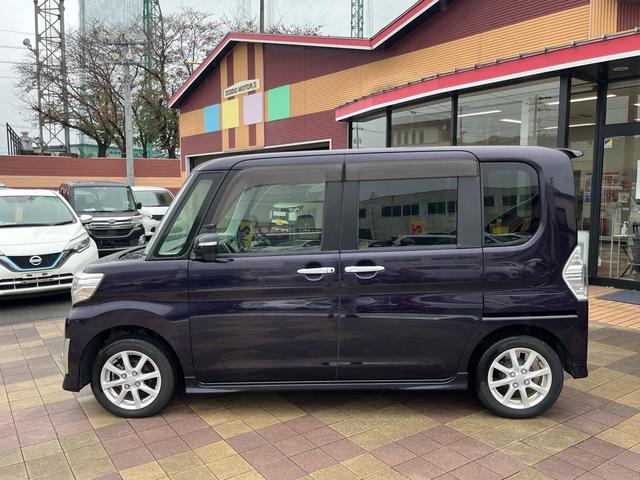 タント カスタムＸ　トップエディションＳＡ　軽減ブレーキ　スマートキー　プッシュスタート　パワースライドドア　アイドリングストップ　横滑り防止　格納ミラー　ＬＥＤライト　フォグランプ　純正アルミ　ハーフレザーシート　Ｗエアバック　ＡＢＳ　禁煙車（24枚目）