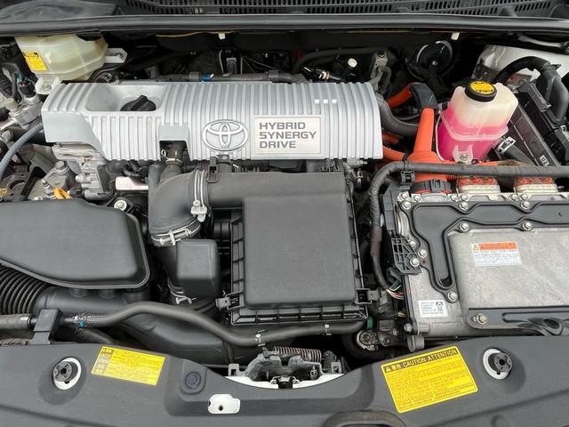 プリウス S スマートキー プッシュスタート CDステレオ オートライト フォグランプ ETC 格納ミラー オートエアコン 純正アルミ 衝突安全ボディー 盗難防止システム Wエアバック ABS 禁煙車(36枚目)