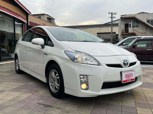 プリウス S スマートキー プッシュスタート CDステレオ オートライト フォグランプ ETC 格納ミラー オートエアコン 純正アルミ 衝突安全ボディー 盗難防止システム Wエアバック ABS 禁煙車(37枚目)