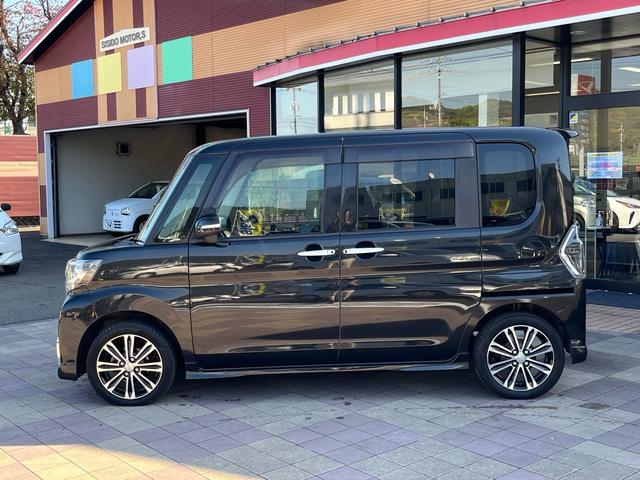 タント カスタムRS トップエディションSAII 軽減ブレーキ 8インチナビ 地デジ Bluetooh バックモニター スマートキー 両側パワースライドドア LEDライト フォグランプ 横滑り防止 純正アルミ ETC 格納ミラー Wエアバック 禁煙車(28枚目)