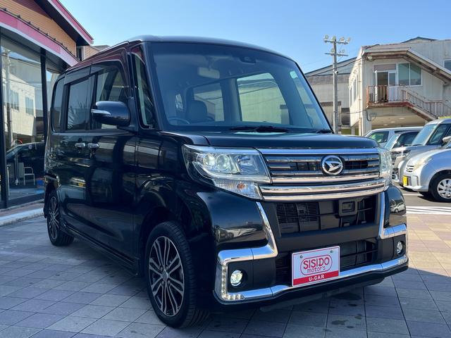 タント カスタムRS トップエディションSAII 軽減ブレーキ 8インチナビ 地デジ Bluetooh バックモニター スマートキー 両側パワースライドドア LEDライト フォグランプ 横滑り防止 純正アルミ ETC 格納ミラー Wエアバック 禁煙車(44枚目)