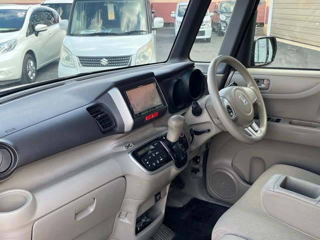 N-BOX G・Lパッケージ 社外ナビ 地デジ Bluetooh スマートキー プッシュスタート パワースライドドア アイドリングストップ 横滑り防止 格納ミラー 純正アルミ オートエアコン 衝突安全ボディー Wエアバック 禁煙車(31枚目)