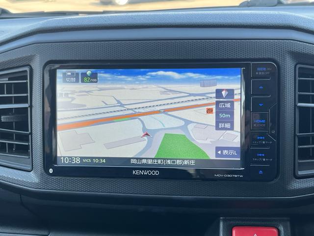 ミライース L 社外ナビ 地デジ Bluetooh キーレスエントリー アイドリングストップ 横滑り防止 衝突安全ボディー Wエアバック ABS ヘッドライトレべライザー 禁煙車(9枚目)