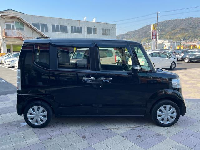 N-BOX G・Lパッケージ 社外ナビ 地デジ Bluetooh バックモニター スマートキー プッシュスタート 両側パワースライドドア アイドリングストップ 格納ミラー 横滑り防止 オートエアコン ETC ベンチシート 禁煙車(27枚目)