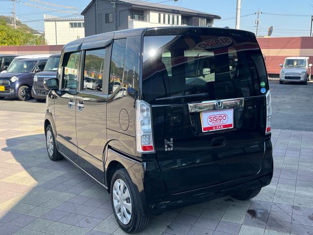 N-BOX G・Lパッケージ 社外ナビ 地デジ Bluetooh バックモニター スマートキー プッシュスタート 両側パワースライドドア アイドリングストップ 格納ミラー 横滑り防止 オートエアコン ETC ベンチシート 禁煙車(33枚目)