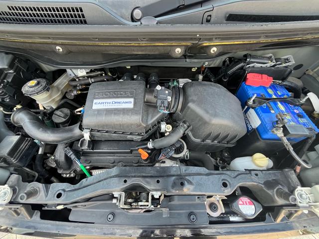 N-BOX G・Lパッケージ 社外ナビ 地デジ Bluetooh バックモニター スマートキー プッシュスタート 両側パワースライドドア アイドリングストップ 格納ミラー 横滑り防止 オートエアコン ETC ベンチシート 禁煙車(46枚目)