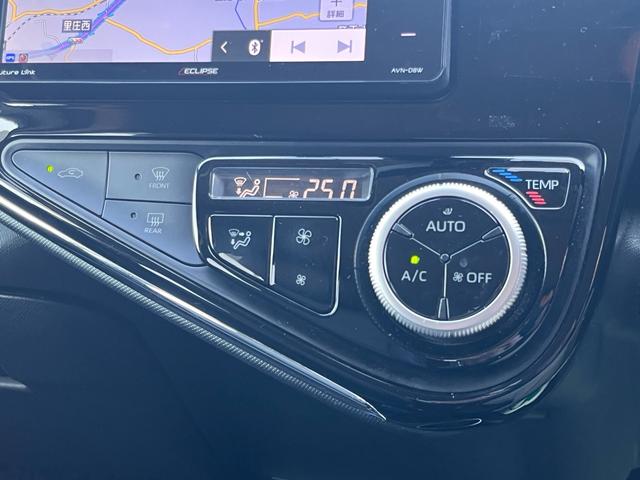 アクア Gソフトレザーセレクション 後期モデル 軽減ブレーキ ナビ 地デジ Bluetooh バックモニター スマートキー ブラックレザーシート シートヒーター フォグランプ クルーズコントロール ETC 純正アルミ 格納ミラー 禁煙車(16枚目)